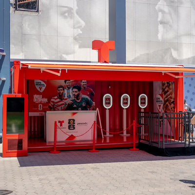 Telemundo World Cup event booth